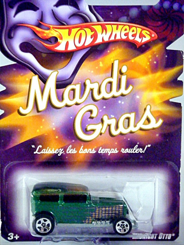 Hot Wheels Mardi Gras Series - Midnight Otto Ford Tudor Hot Rod