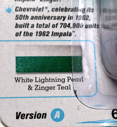 Johnny Lightning - Rare White Lightning! Street Freaks  Zingers 1962 Chevrolet Impala
