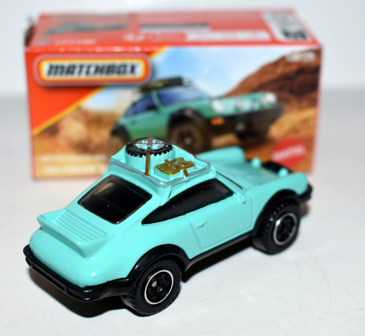 Matchbox Power Grabs - 1985 Porsche 911 Rallye Car