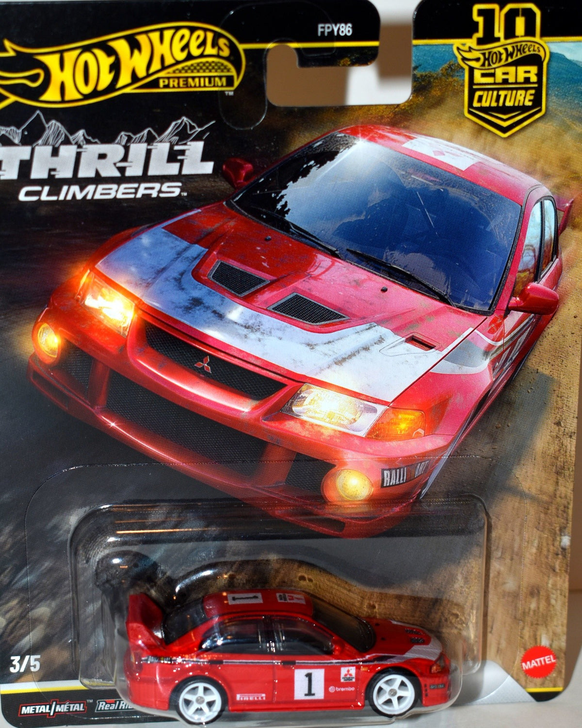 Hot Wheels Premium - Mitsubishi Lancer Evolution VI