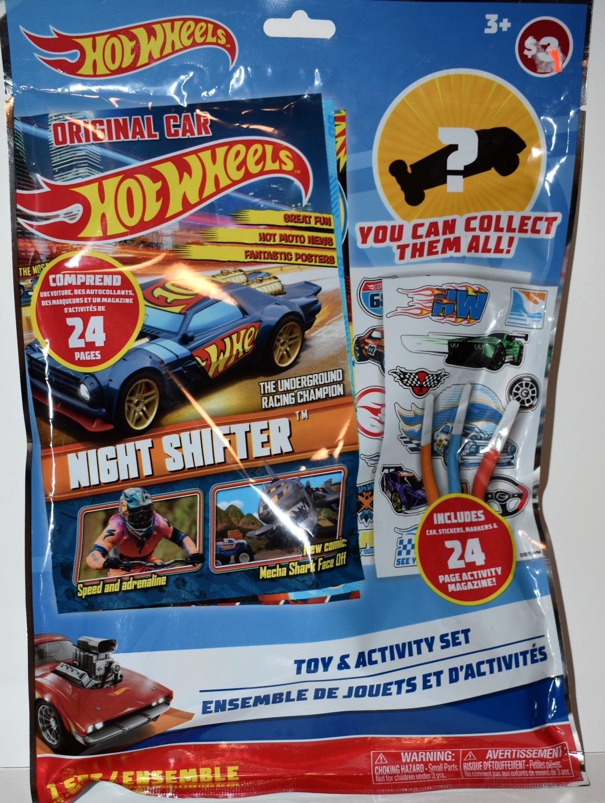 Hot Wheels Toy & Activity Set - Night Shifter