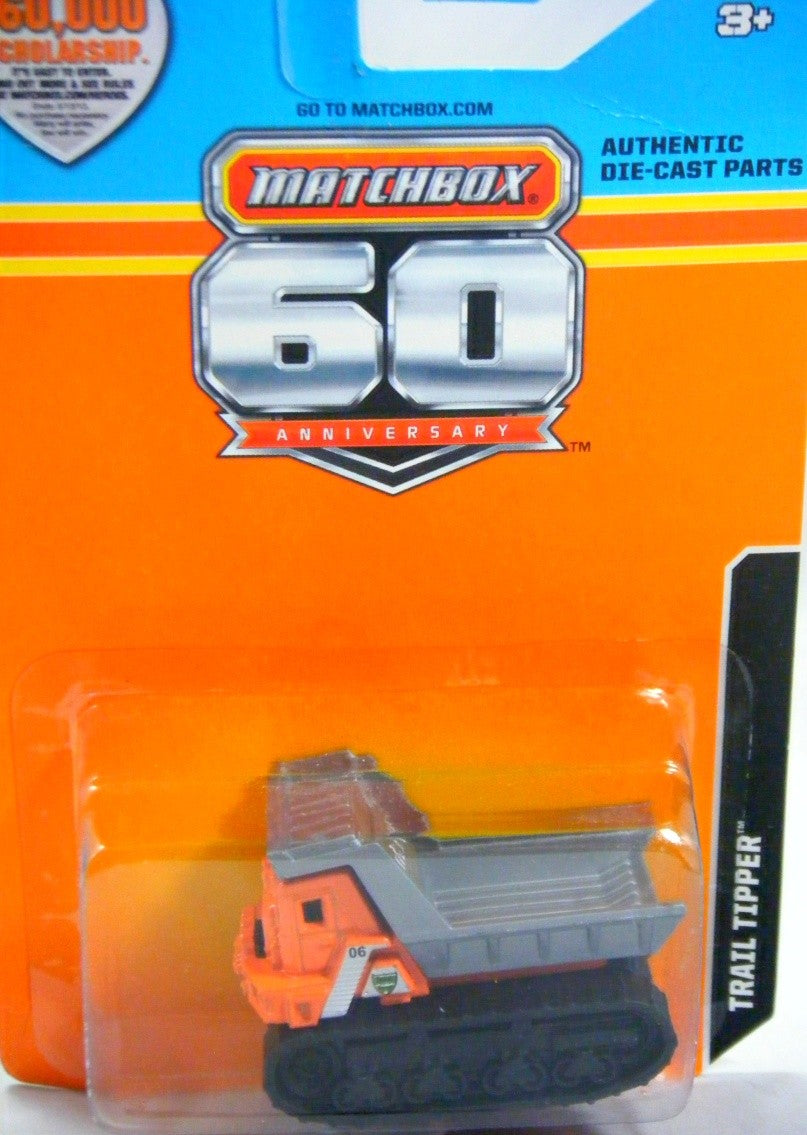 Matchbox - 60th Anniversary -Trail Tipper - Dump Truck with Tracks