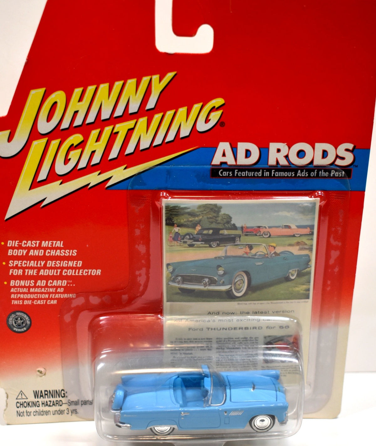 Johnny Lightning Ad Rods - 1956 Ford Thunderbird