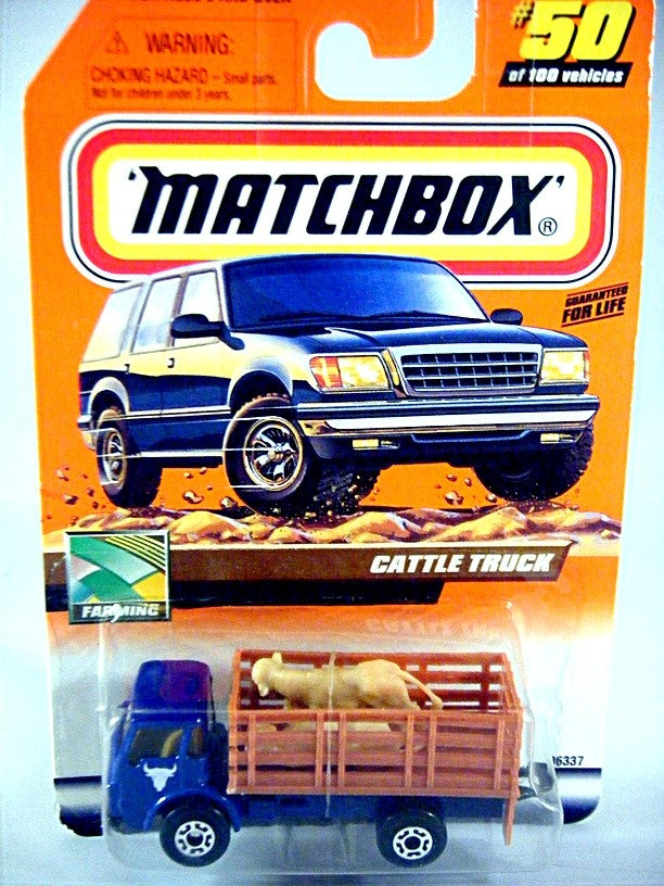 Matchbox 2000 Millennium Logo Chase Series - Dodge Cattle Truck