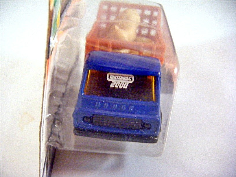 Matchbox 2000 Millennium Logo Chase Series - Dodge Cattle Truck