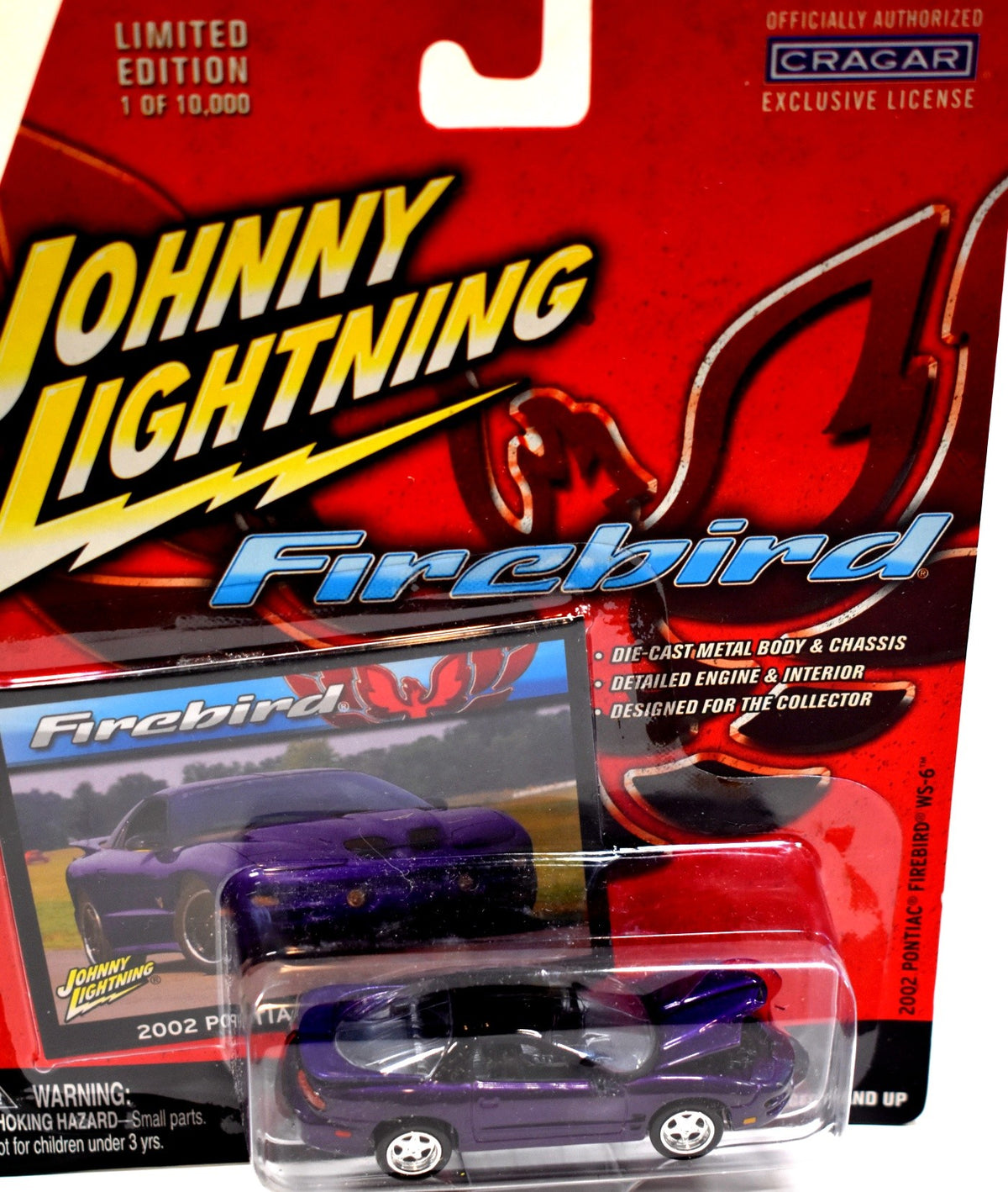 Johnny Lightning Firebirds 2002 Pontiac Firebird WS6 Trans Am