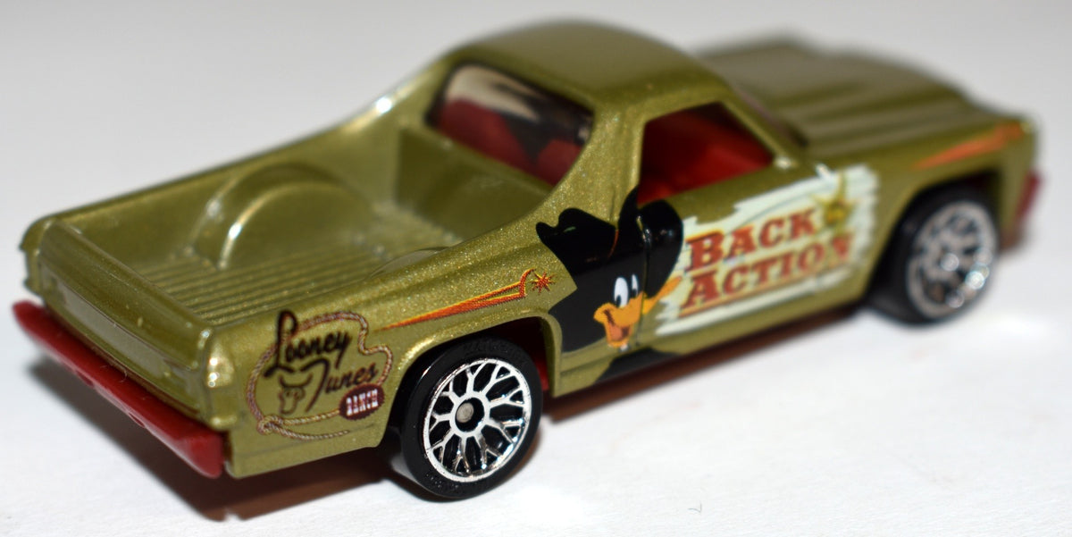 Matchbox 1970 Chevrolet El Camino SS Pickup Truck - Daffy Duck Looney Tunes Back in Action