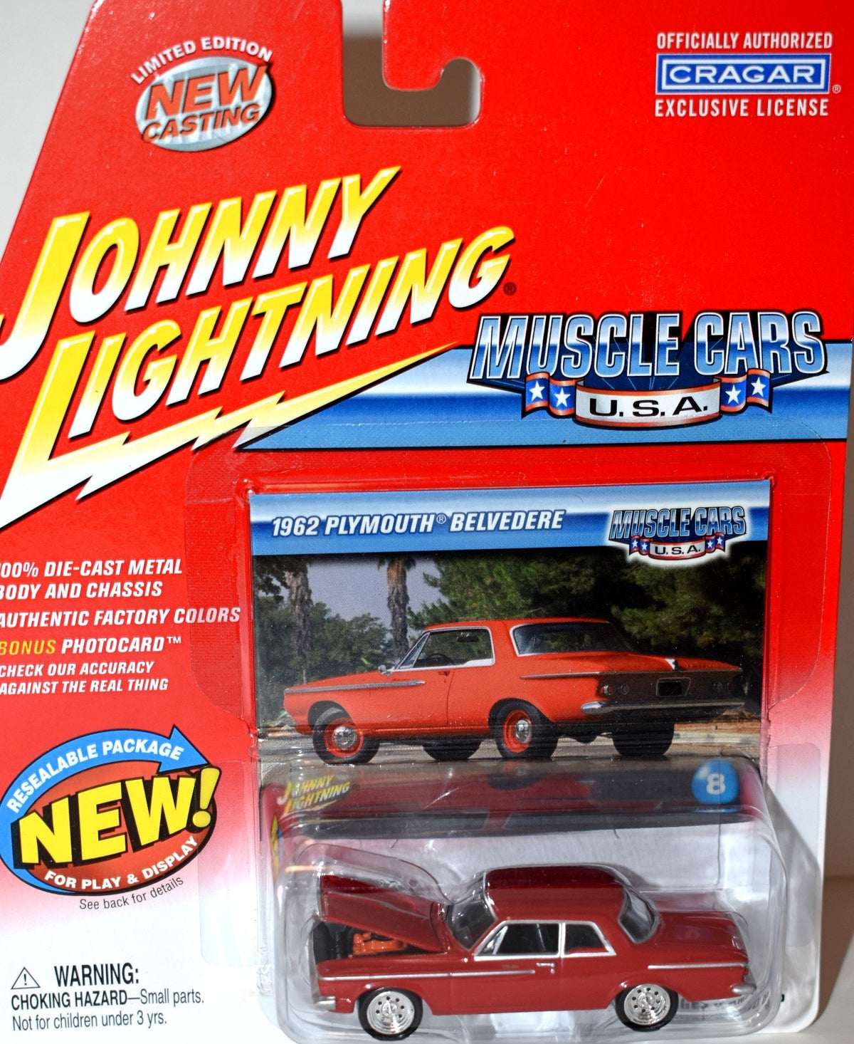 Johnny Lightning Muscle Cars USA - 1962 Plymouth Belvedere