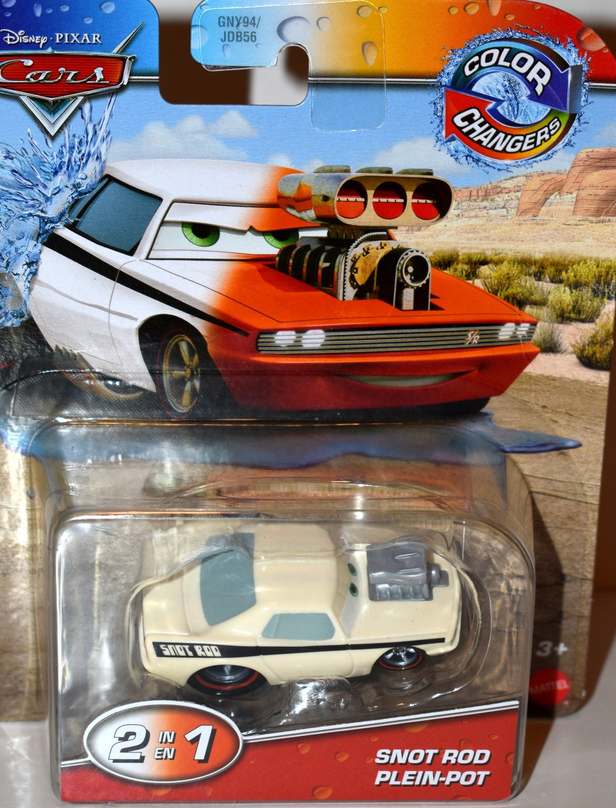 Disney Cars - Color Changers - Snot Rod - Blown Dodge Challenger