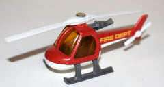 Matchbox Fire Department Helicopter