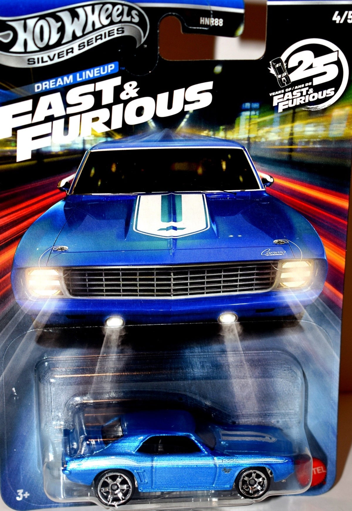 Hot Wheels Silver Series - Fast & Furious Dream Lineup - 1969 Chevy Yenko Camaro