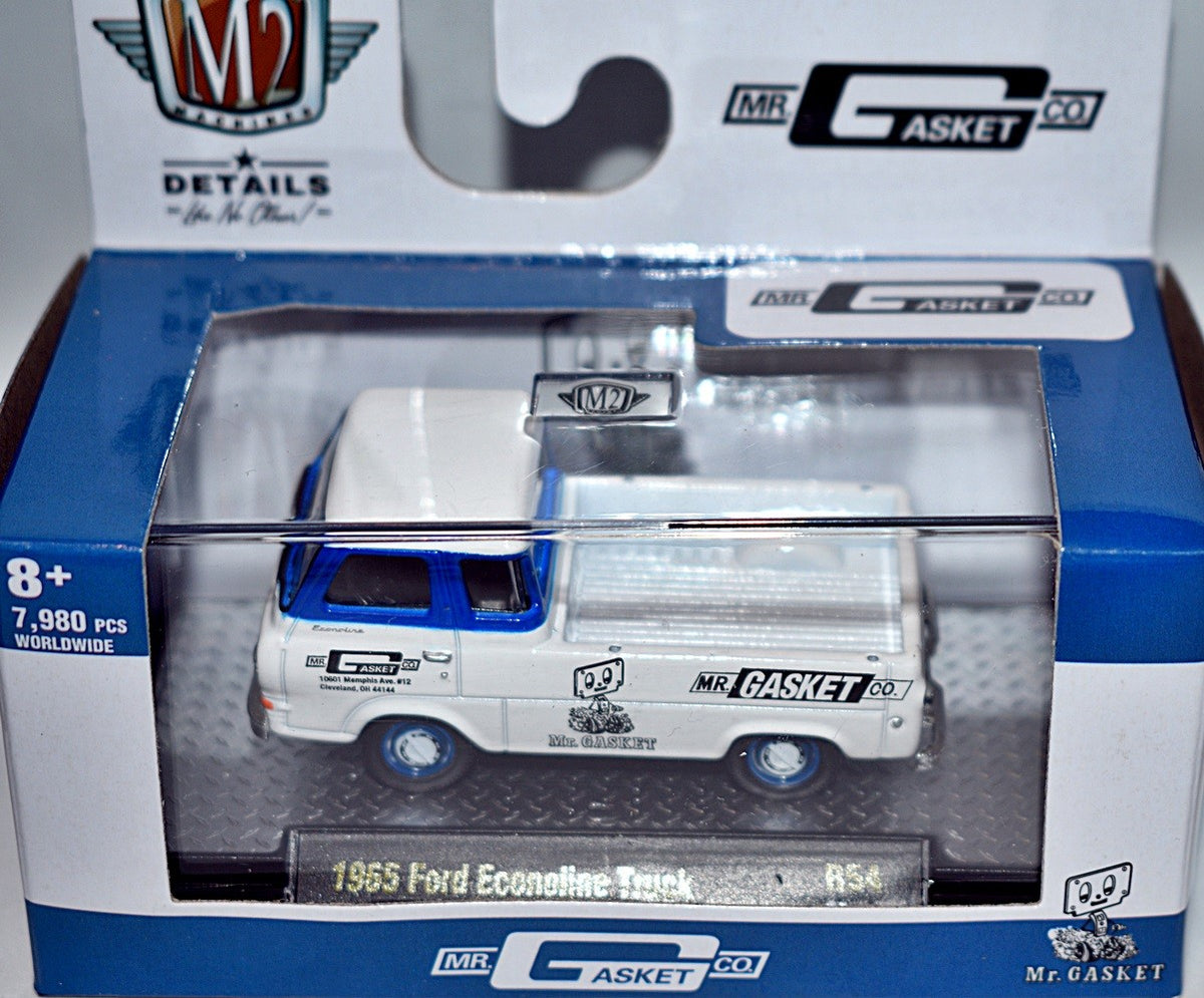 M2 Machines Auto-Thentics -  Mr Gasket 1965 Ford Econoline Pickup Truck