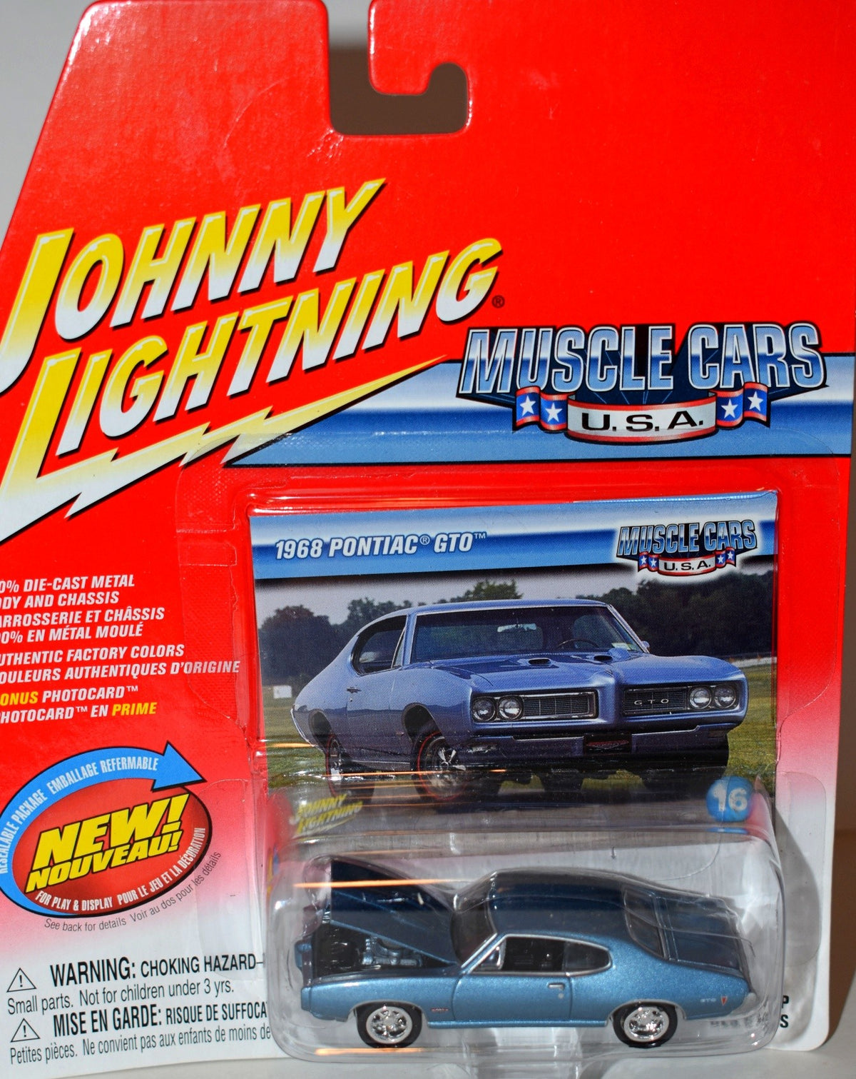 Johnny Lightning Muscle Cars USA - 1968 Pontiac GTO