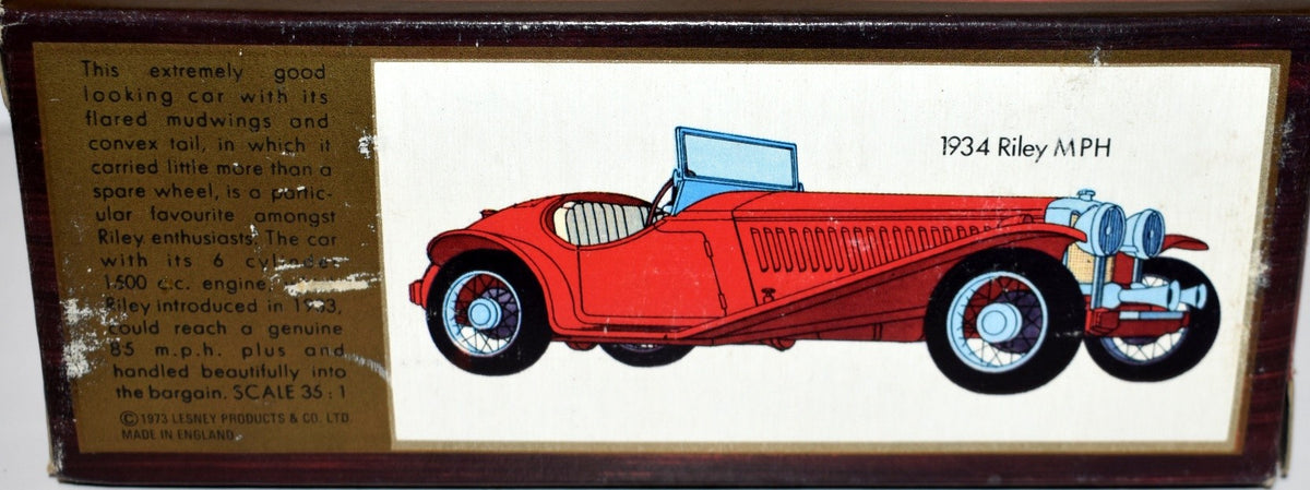 Matchbox Models of Yesteryear - 1934 Riley MPH