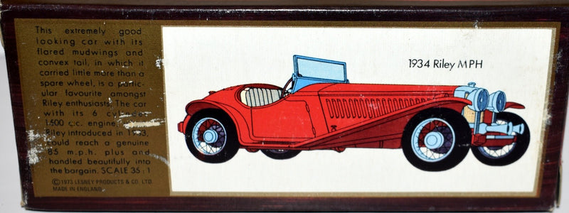 Matchbox Models of Yesteryear - 1934 Riley MPH
