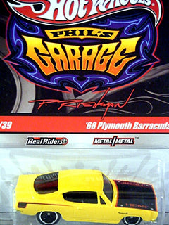 Hot Wheels Phils Garage 1968 Plymouth Barracuda - MOPAR Muscle