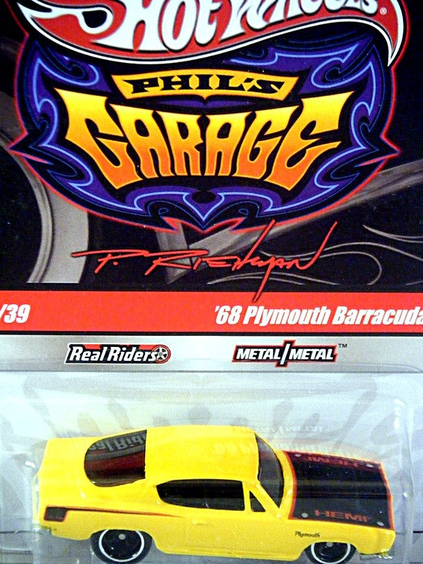 Hot Wheels Phils Garage 1968 Plymouth Barracuda - MOPAR Muscle