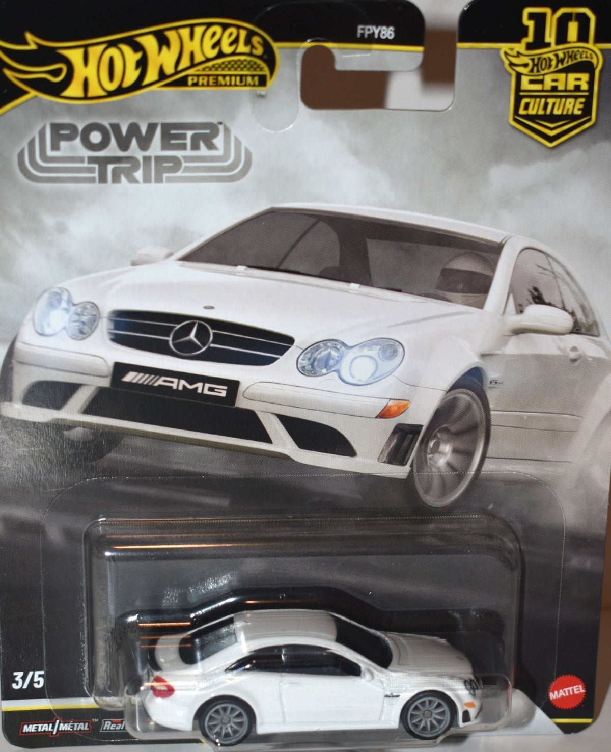Hot Wheels Premium - Power Trip -  2008 Mercedes-Benz CLK 63 AMG Black Series