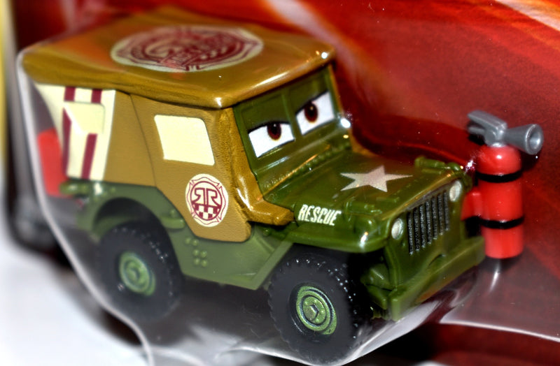 Disney CARS -  Race & Rescue Series - Sarge - Military Rescue Jeep