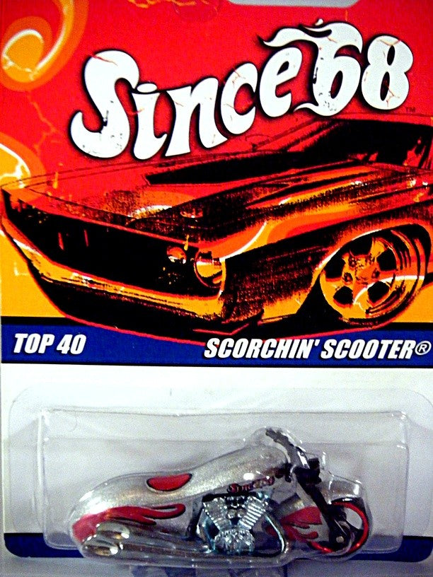 Hot Wheels Since 68 Scorchin Scooter Motorcycle
