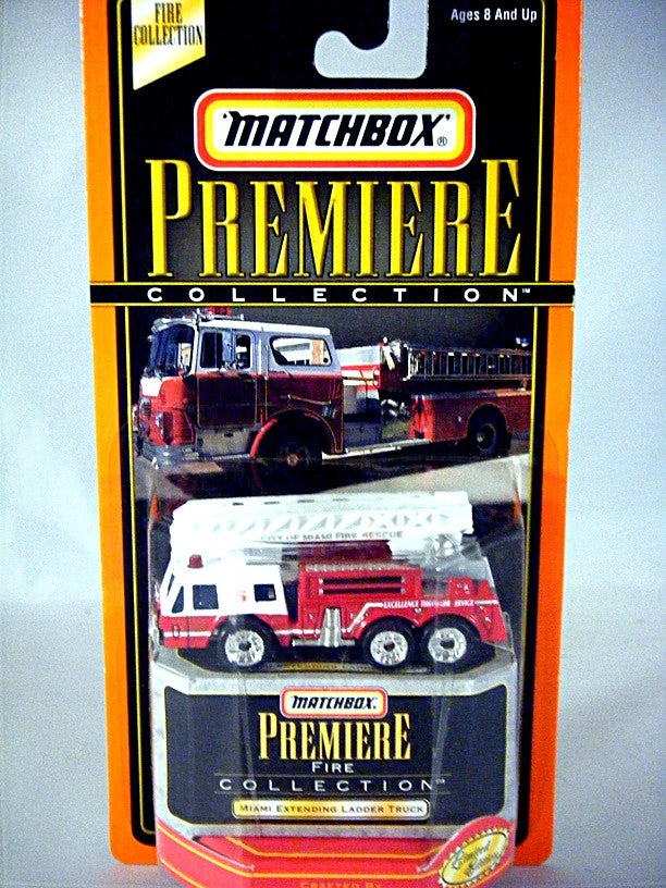 Matchbox Premiere Collectibles - Miami Fire Extended Ladder Fire Truck