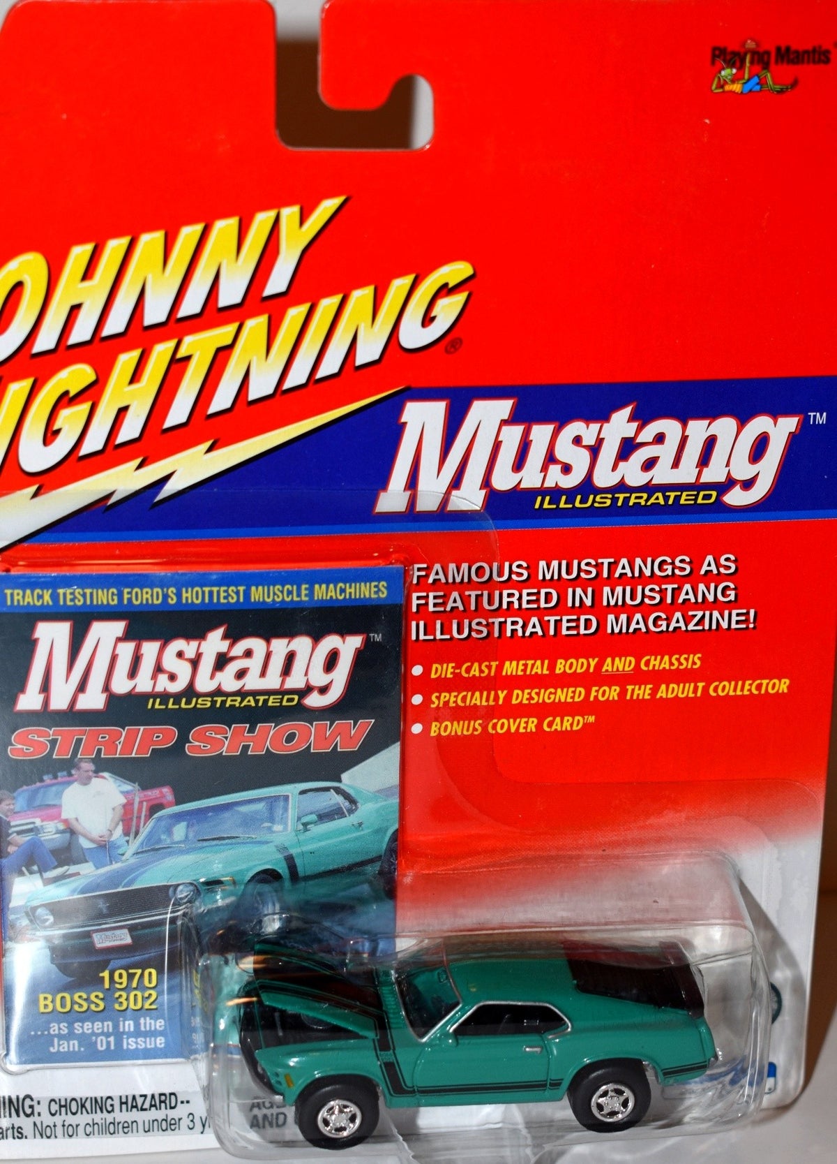 Johnny Lighting Mustang Illustrated - 1970 Ford Mustang Boss 302