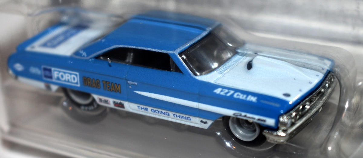 Hot Wheels Premium -  Ford Racing Set - 1964 Galaxie 500 & 1967 Ford Anglia Race Car
