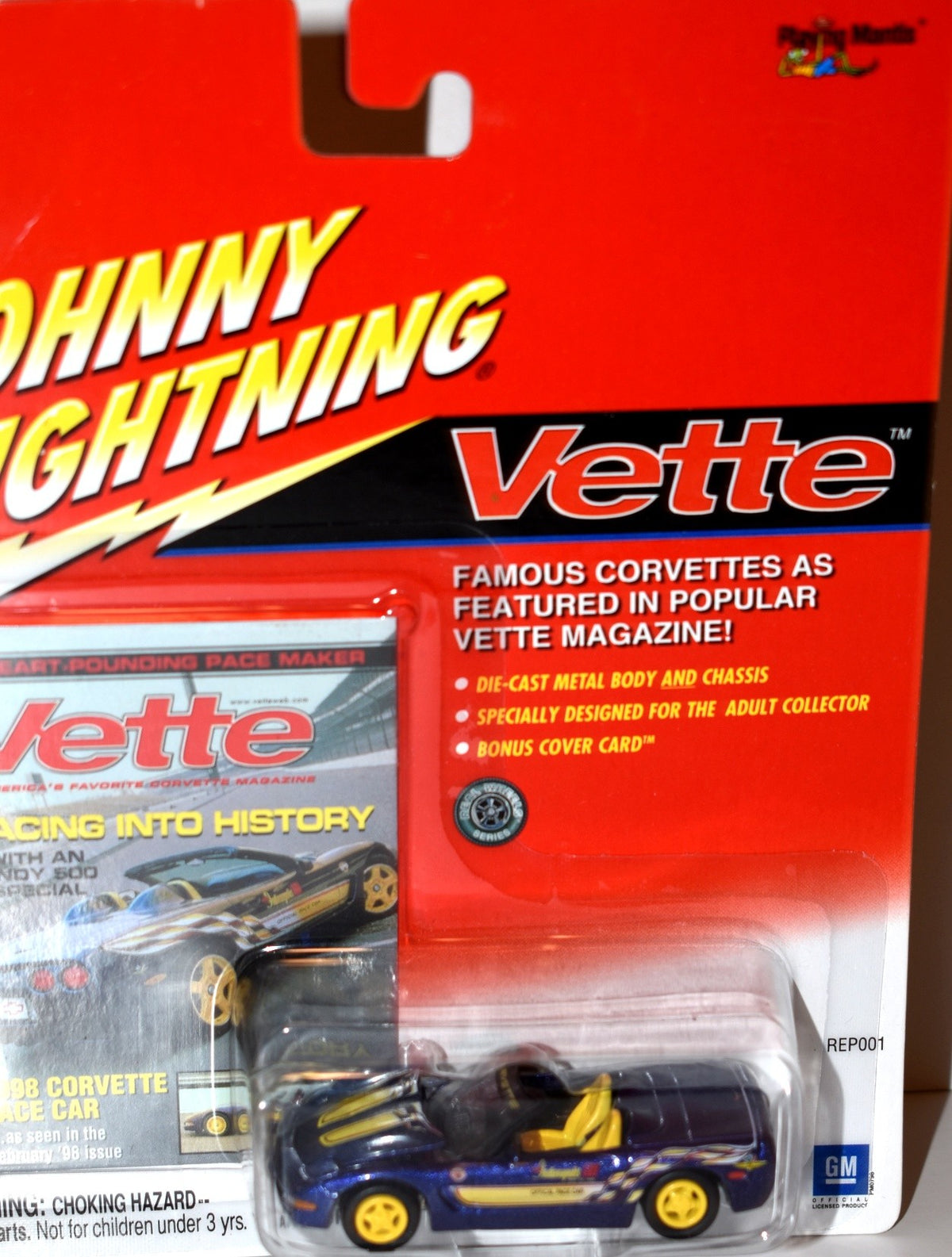 Johnny Lightning Vette Magazine – 1998 Chevrolet Corvette Indy 500 Pace Car  