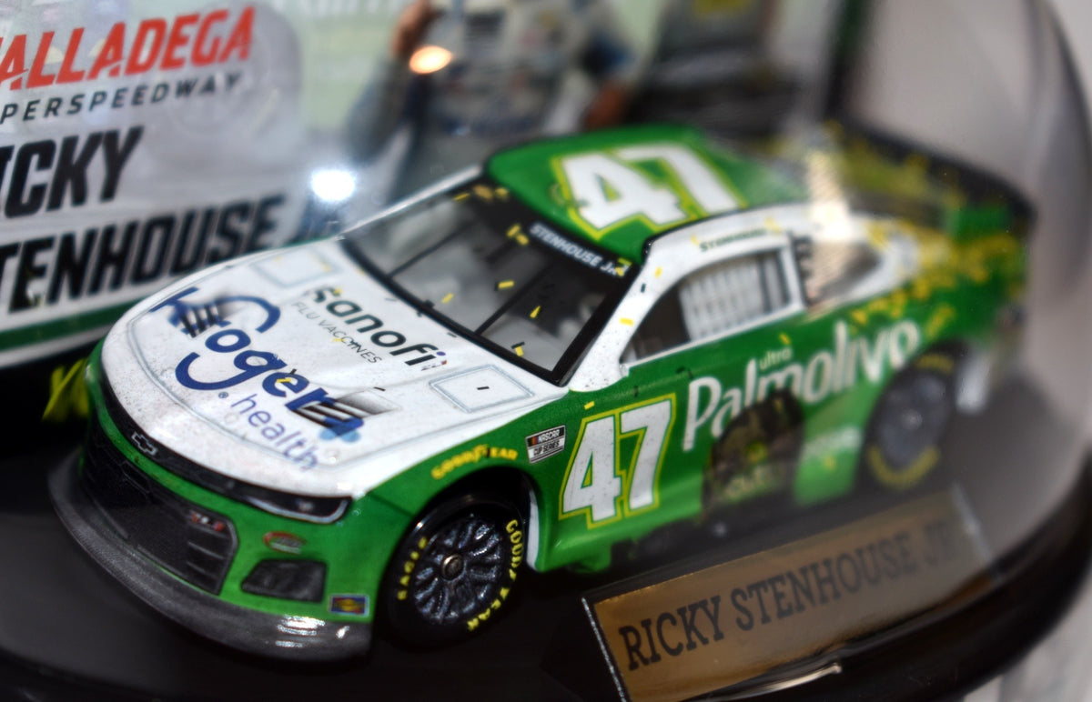 Winners Circle - Talladega Winning Ricky Stenhouse Jr.  Kroger health Chevy Camaro