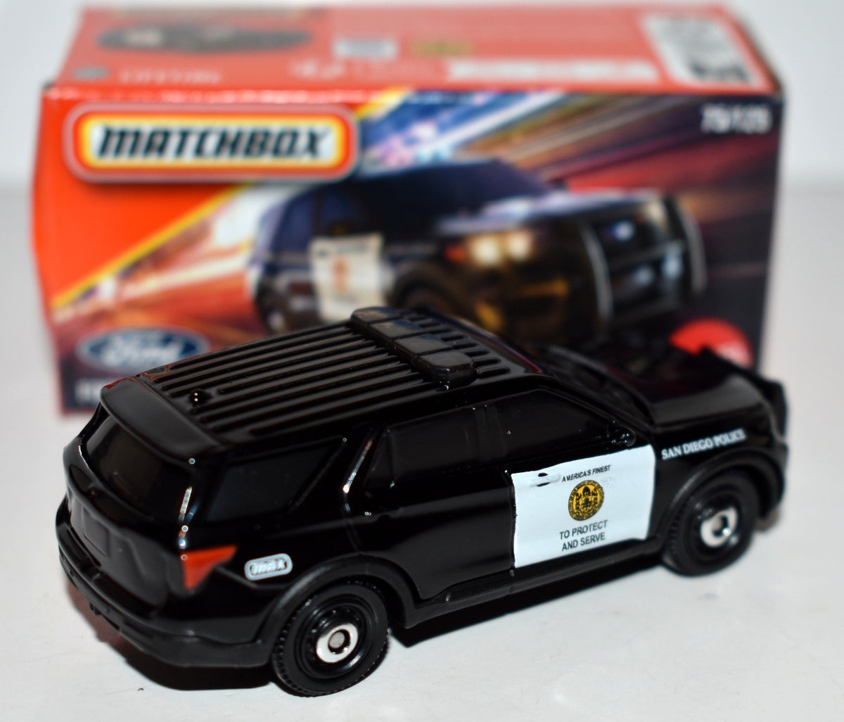 Matchbox Power Grabs - San Diego Police Ford Interceptor Utility Police Truck