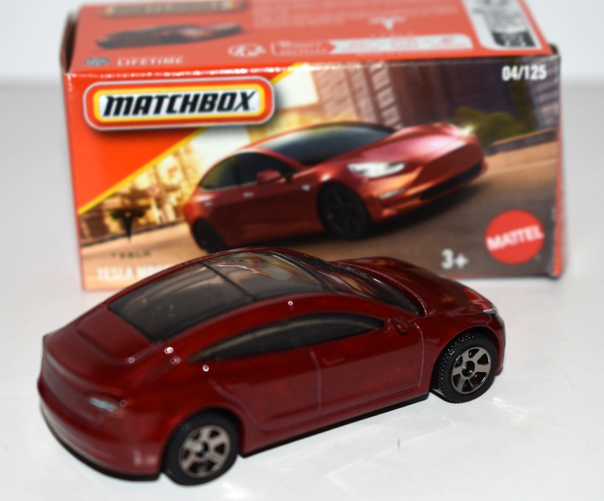 Matchbox -   Power Grabs - Tesla Model 3