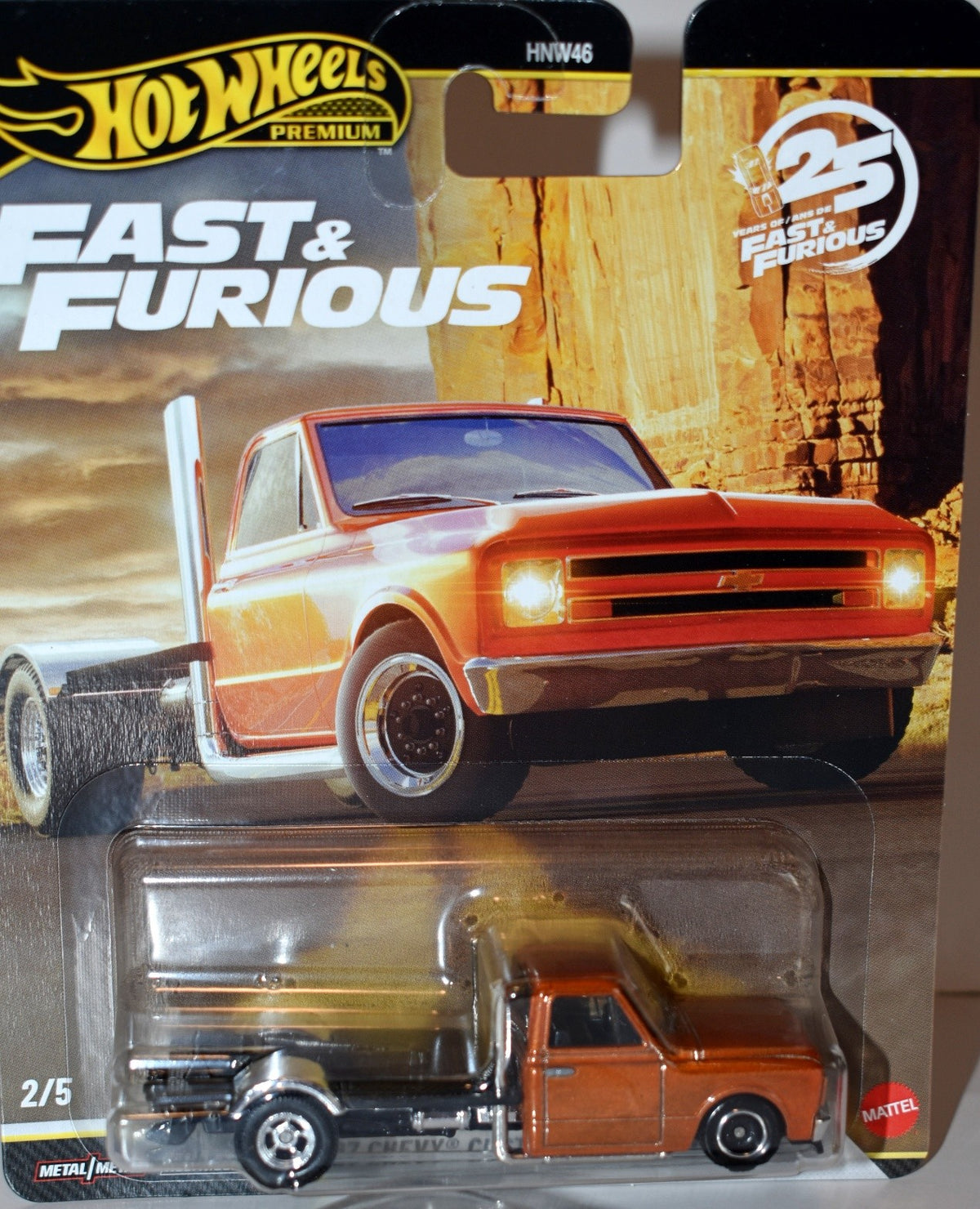 Hot Wheels Premium  Fast & Furious - 1967 Chevy Custom Flatbed Truck