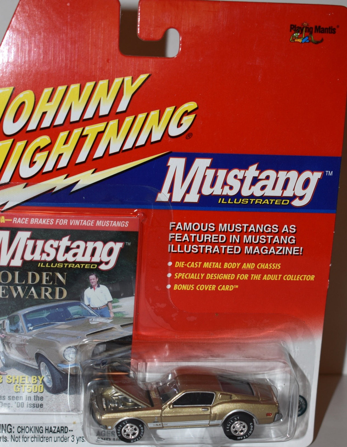 Johnny Lighting Mustang Illustrated - 1968 Ford Mustang  Shelby GT500