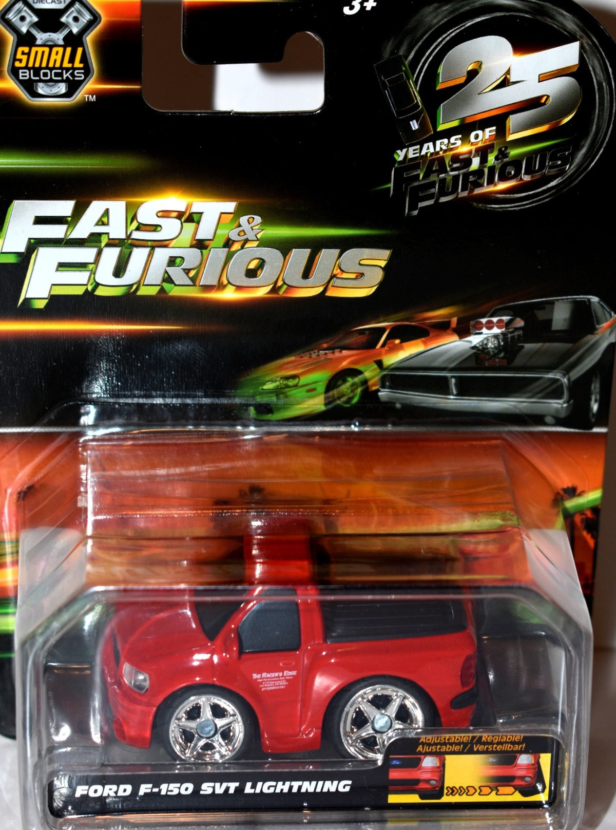 Jada Small Blocks - Fast & Furious - Brian's Racers Edge Ford F-150 Lightning Shop Truck