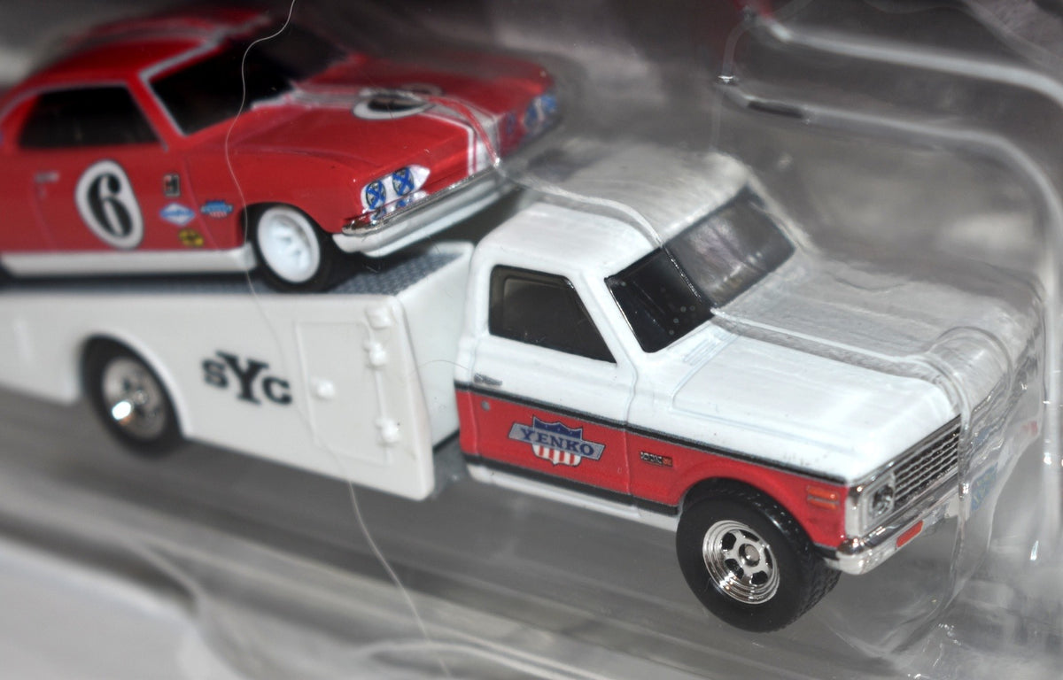 Hot Wheels Car Culture - Team Transport - Yenko - 1966 Chevy Corvair Yenko Stinger & Yenko's 72 Chevy Ramp Truck.