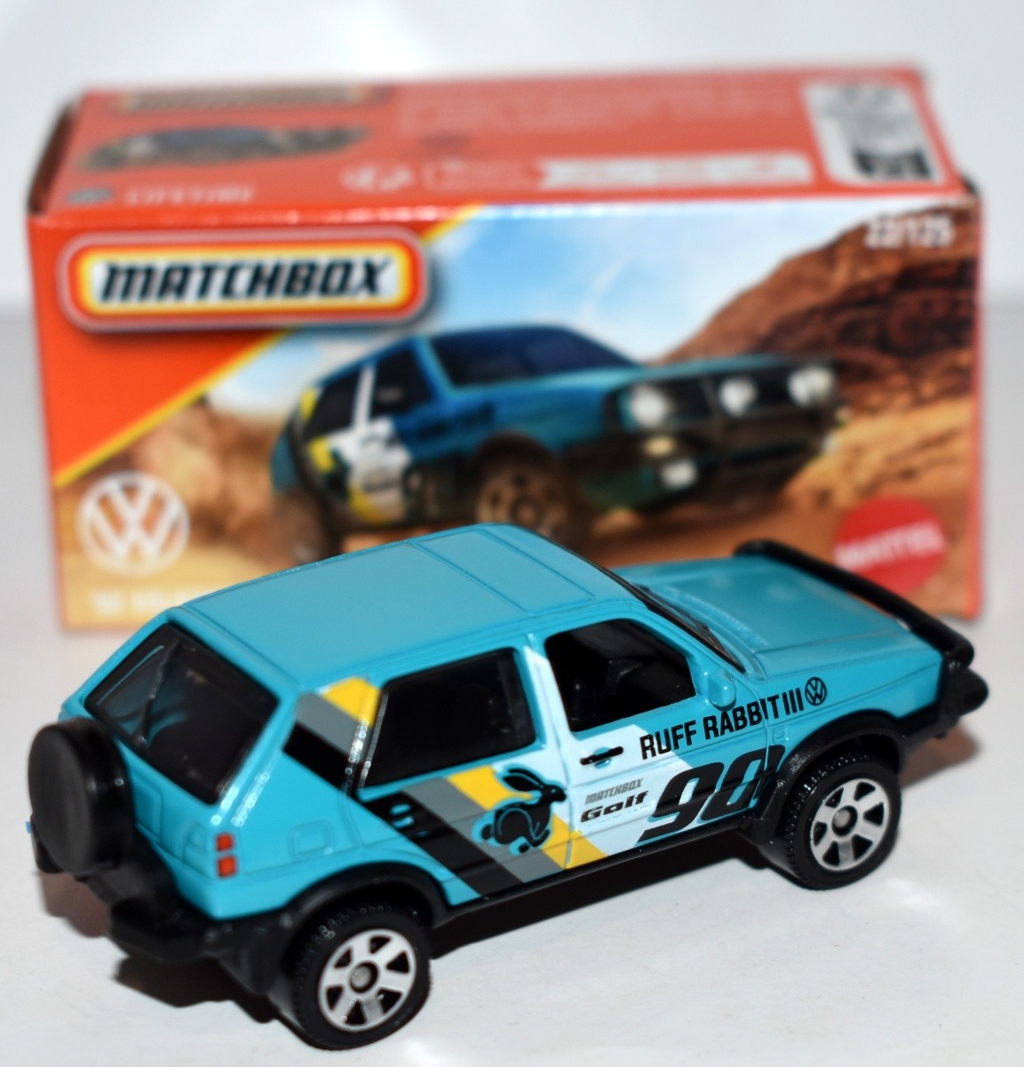 Matchbox  Power Grabs - Ruff Rabbit III - Volkswagen Golf  Country 4x4