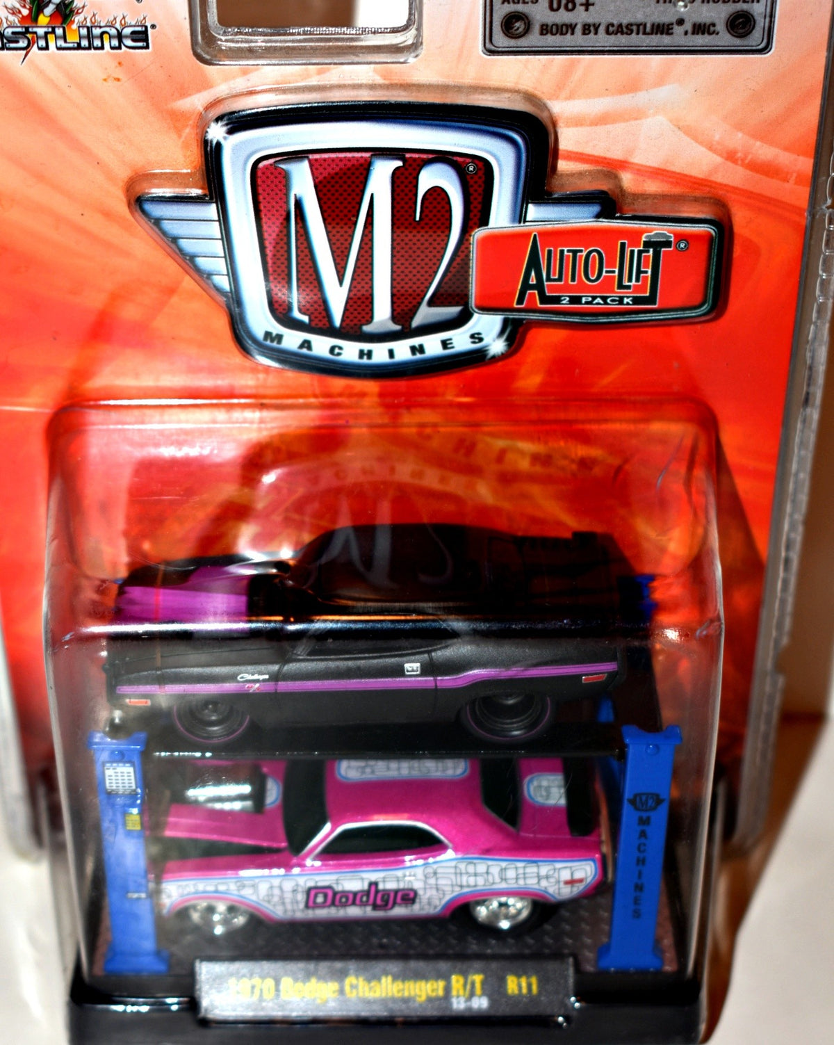 M2 Machines Auto Lift - 1970 Dodge Challenger R/T