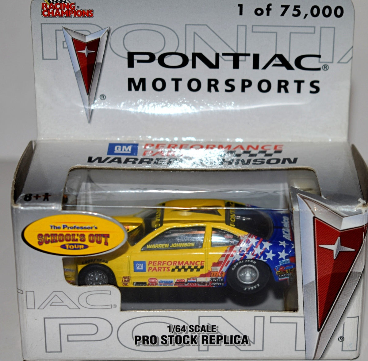 Racing Champions - Pontiac Motorsports Promo - Warren Johnson's School's Out NHRA PRo Stock Pontiac Grand Am