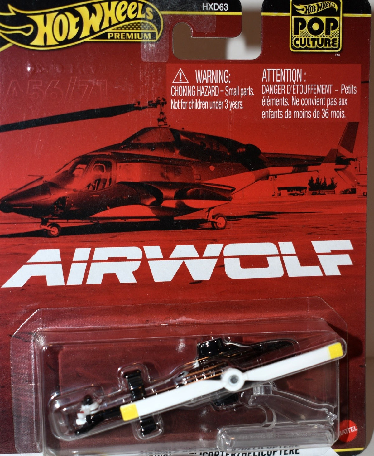 Hot Wheels Premium - Pop Culture - Airwolf Helicopter