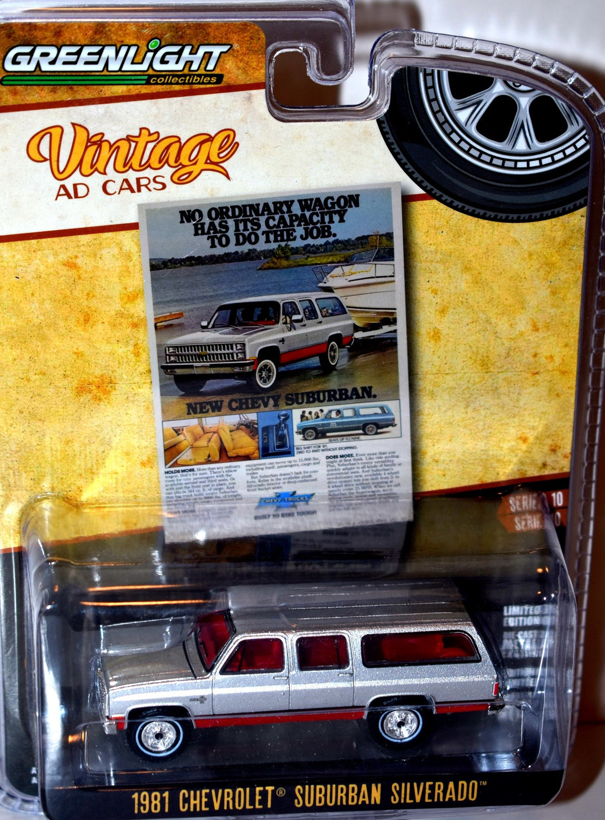 Greenlight Vintage Auto Ads - 1991 Chevrolet Suburban Silverado