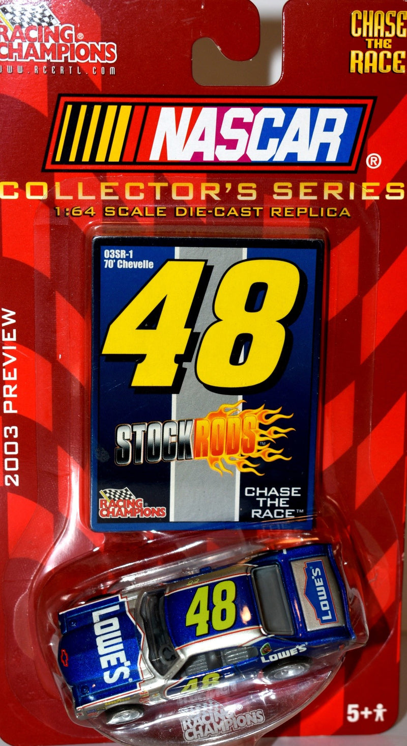 Racing Champions Stock Rods - Jimmie Johnson Lowes 1970 Chevrolet Chevelle SS