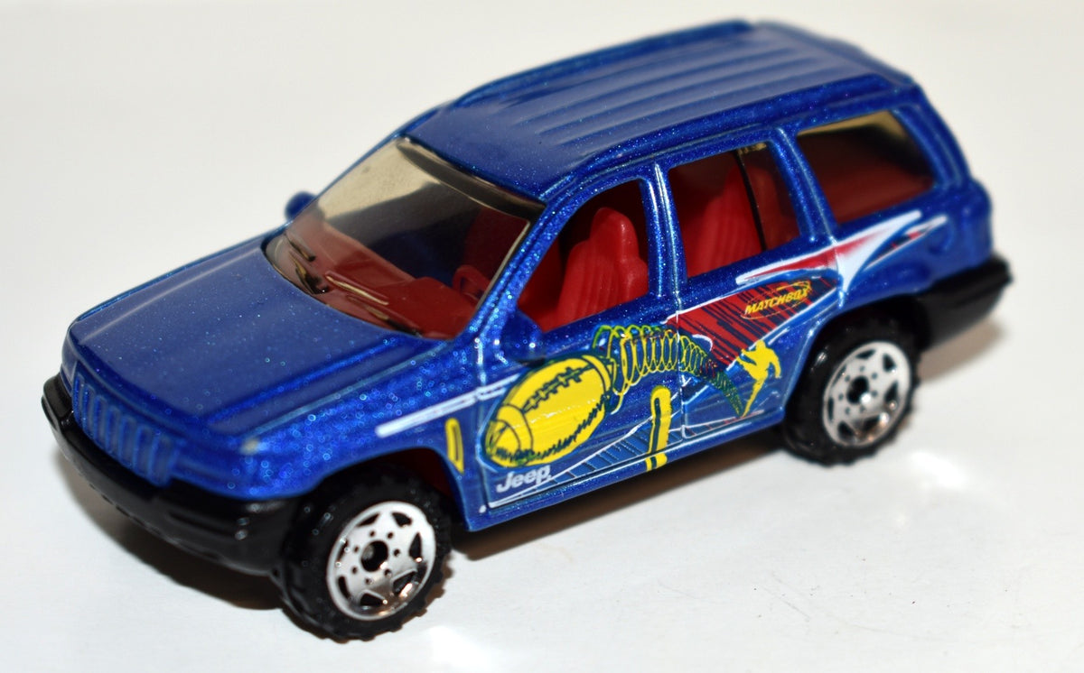 Matchbox Jeep Grand Cherokee Football Tailgate SUV