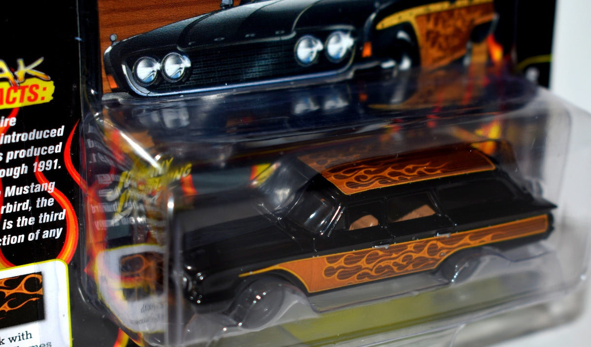 Johnny Lighnting Black with Flames - 1960 Ford Country Squire Station Wagon