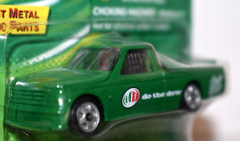 Golden Wheels - Mountain Dew NASCAR Promo Set with NASCAR Truck and Cup Car
