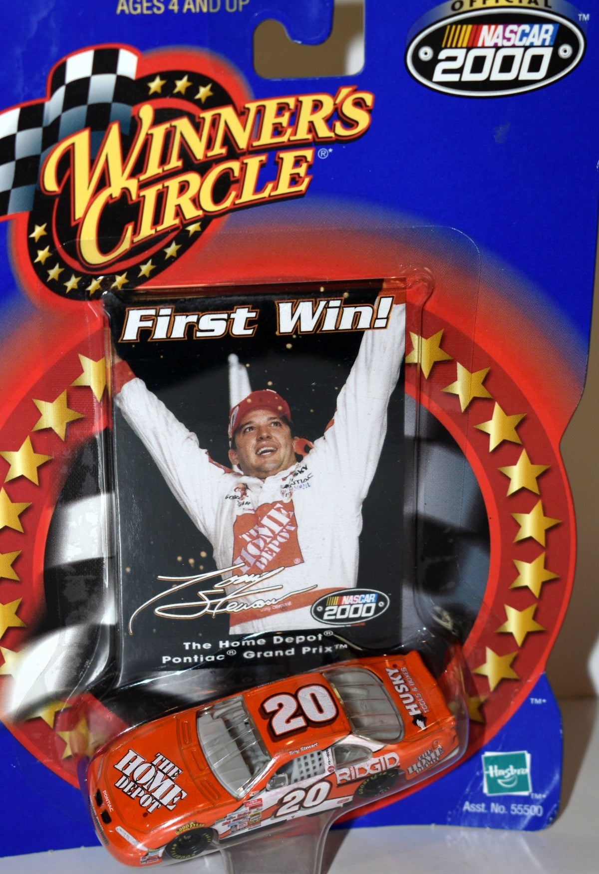 Winners Circle -  Tony Stewart First Win: Home Depot Grand Prix Stock Car