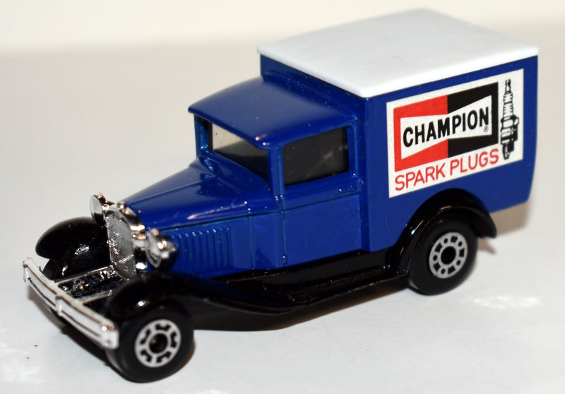 Matchbox -  Model A Ford Van Champion Spark Plugs
