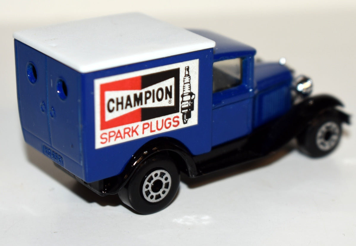 Matchbox -  Model A Ford Van Champion Spark Plugs