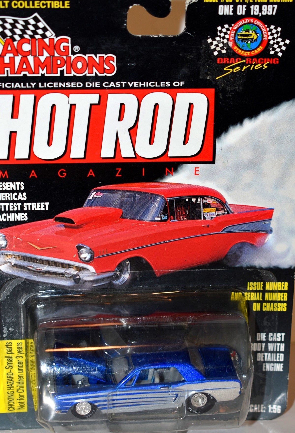 Racing Champions Hot Rod Magazine - 1964 1/2 Ford Mustang