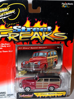 Johnny Lightning Kustomized 1941 Chevrolet Special Deluxe Woody Wagon