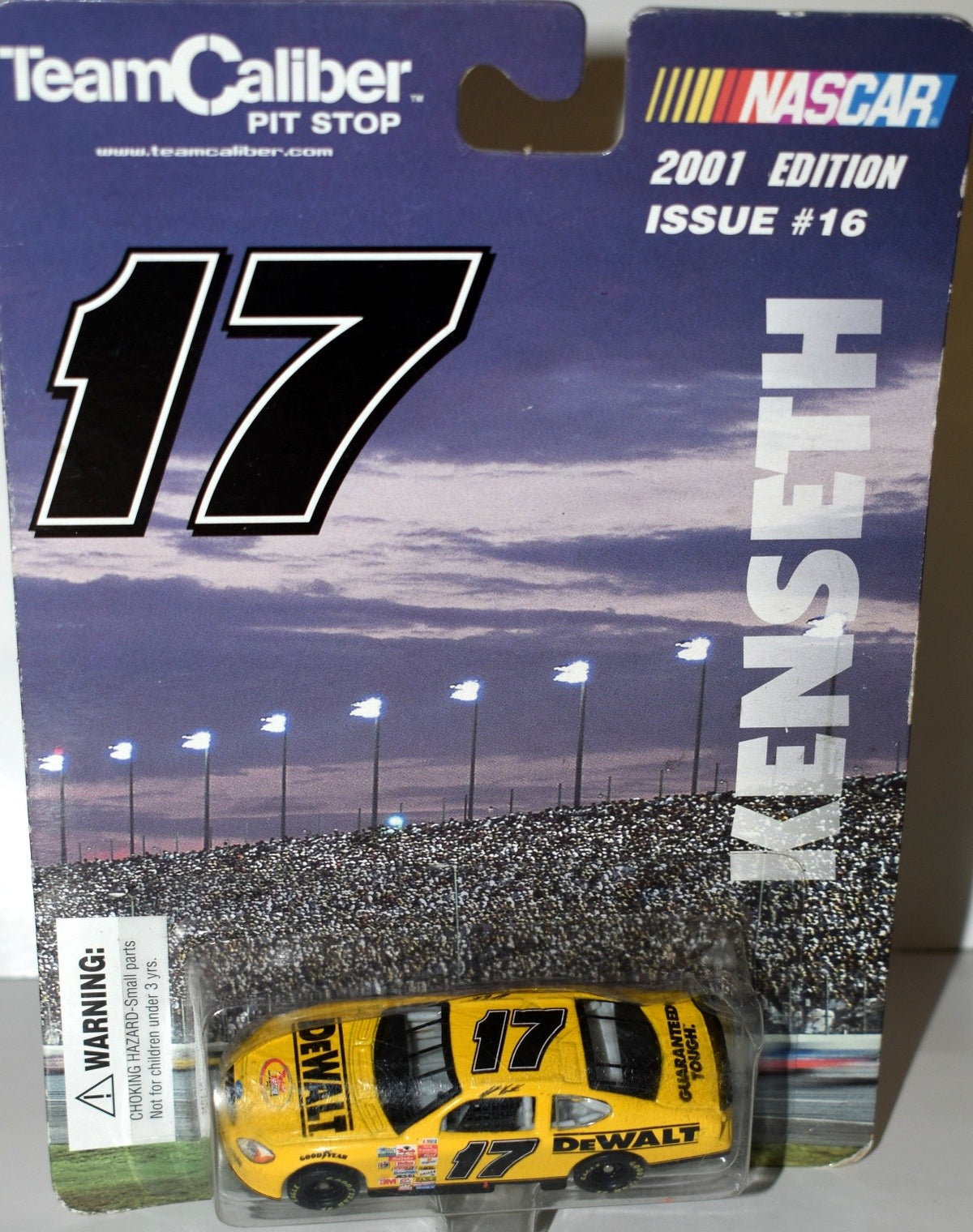 Team Caliber Pit Stop - 2001 Matt Kenseth Dewalt Ford Taurus NASCAR Stock Car